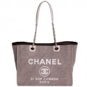 Sac "31 rue cambon" CHANEL en toile kaki