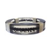 Bracelet CHANEL en plexi noir et nacre