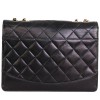 Navy Blue quilted lambskin CHANEL bag