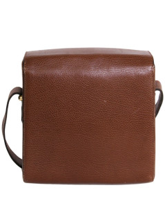 Bag besace REVILLON Brown grained leather