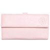 Portefeuille CHANEL en cuir grainé rose 