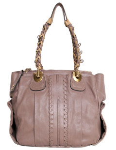 CHLOE powder pink leather bag