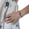 Bracelet ring "knot" CELINE size XS painted purple