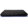 CHANEL wallet zip black quilted caviar leather