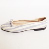 Ballet flats CHANEL t. 38 two-tone blue and white striped canvas