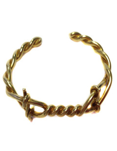 bracelet "twisted" TOM FORD taille S en vermeil modèle barbelés