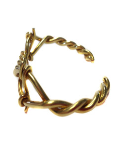 bracelet "twisted" TOM FORD taille S en vermeil modèle barbelés