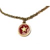 Necklace Chanel Golden mesh and medallion pattern chain star