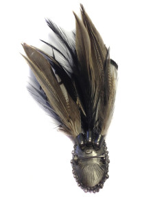 CHANEL feather brooch