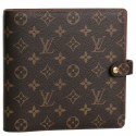 Couverture d'agenda LOUIS VUITTON en toile monogram GM 