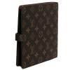 Couverture d'agenda LOUIS VUITTON en toile monogram GM 