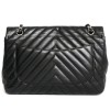 Black CHANEL quilted leather bag