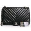 Black CHANEL quilted leather bag