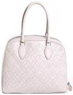 Bag Arabesque ALAIA studded Pearl gray