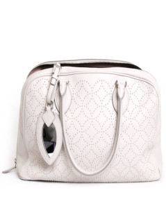 Bag Arabesque ALAIA studded Pearl gray