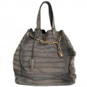 Muse YVES SAINT LAURENT way croco leather satchel bag