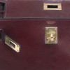 Mini Kelly HERMES en box bordeaux Vintage