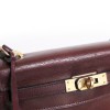 Mini Kelly HERMES en box bordeaux Vintage