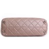 CHANEL Tote Leather aged beige pink quilted bag