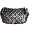 Sac jumbo CHANEL plastique bicolore noire et gris