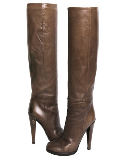 Heels Gucci T 38 brown leather boots