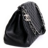 Sac CHANEL en veau grainé noir