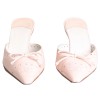 Mules in pink lambskin CHANEL T 36