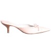 Mules in pink lambskin CHANEL T 36