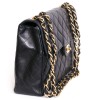 CHANEL jumbo vintage black quilted leather bag