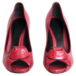 Escarpins ALEXANDER MCQUEEN T 38  en cuir rouge