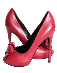 Shoes ALEXANDER MCQUEEN T 38 red leather