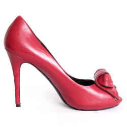 Escarpins ALEXANDER MCQUEEN T 38  en cuir rouge