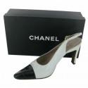 Escarpins CHANEL T 40 bicolores 