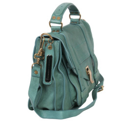 Sac PROENZA SCHOULER cuir turquoise