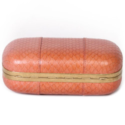 Pochette Mc QUEEN python orange