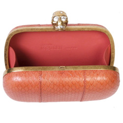 Pochette Mc QUEEN python orange