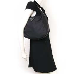 Sac PRADA en toile noire