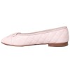 Ballet flats CHANEL T 39.5 quilted pink grained leather