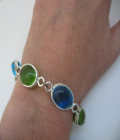 MARGUERITE de VALOIS molten glass bracelet