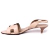 Sandals HERMES T 40 Ottoman in natural calf