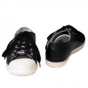 Sneakers CHANEL T 38 cuir d'agneau noir