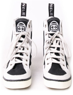 Two-tone CHANEL T 37 sneakers