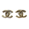 Clous d'oreille CHANEL cordes dorées 