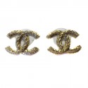 Clous d'oreille CHANEL cordes dorées 