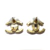 CHANEL Golden strings ear studs