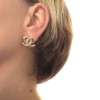 CHANEL Golden strings ear studs