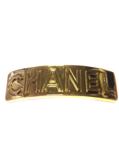 Barrette CHANEL gold metal