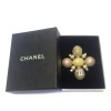 Broche CHANEL métal argenté