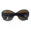 CHANEL way Brown tortoiseshell sunglasses