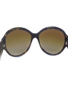 Lunettes de soleil CHANEL  façon écaille marron